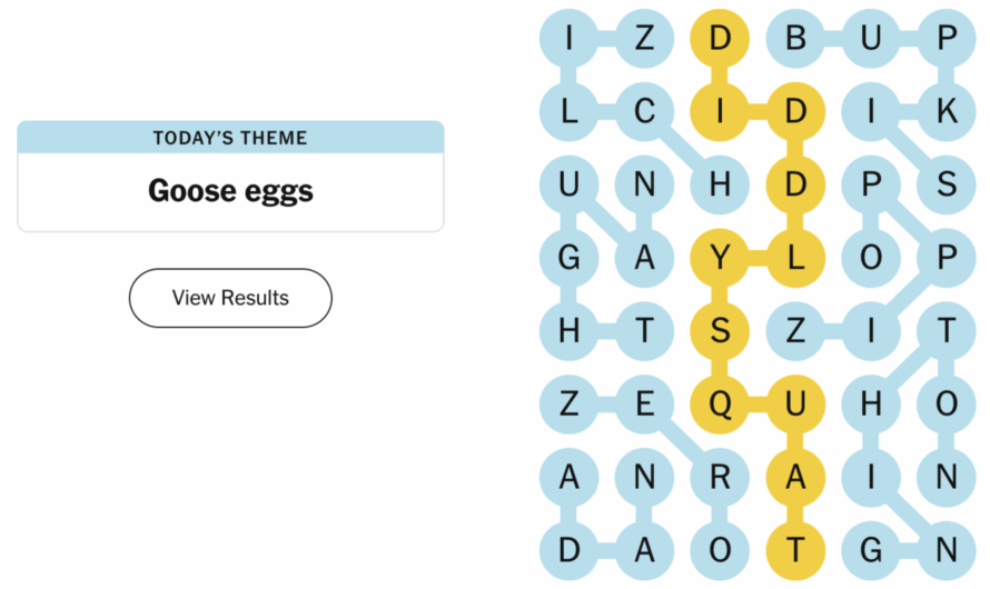 Goose Egg Crossword Clue