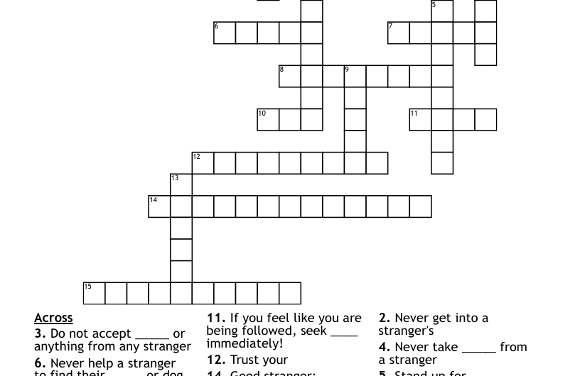 Danger Crossword Clue