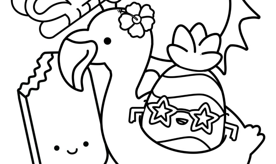 Free Summer Coloring Pages