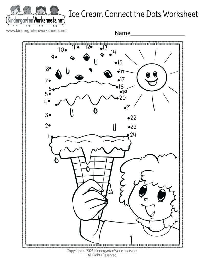 Summer Connect The Dots Worksheet Free Printable Digital PDF Summer Connect The Dots Worksheet Free Printable Digital PDF