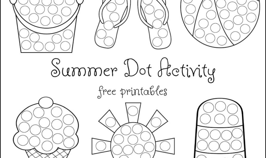 Do A Dot Activity Sheets