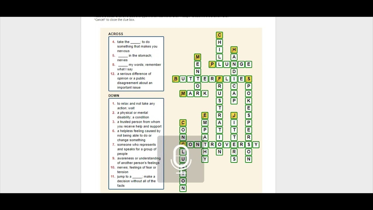 Summit 2 Unit 3 Game Crossword Puzzle YouTube Summit 2 Unit 3 Game Crossword Puzzle YouTube
