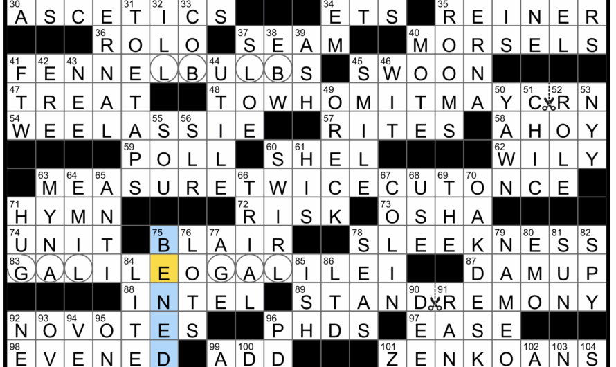 Adage Crossword Clue