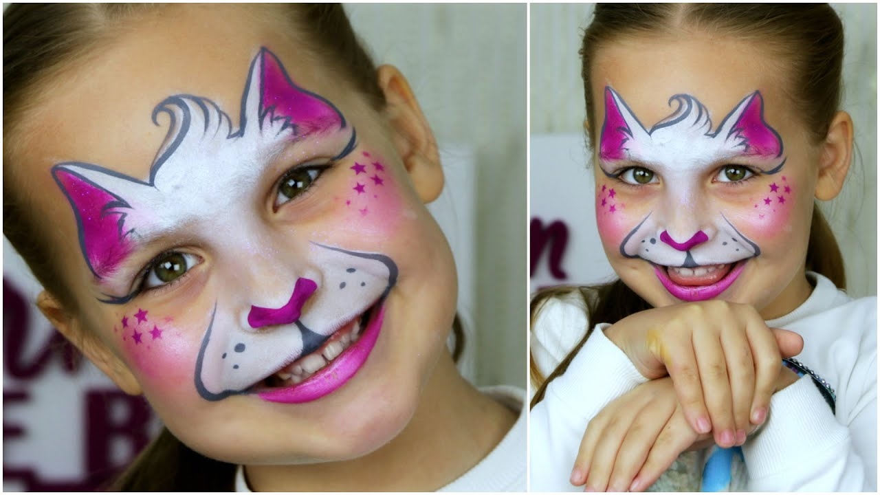Super Fast Easy Kitty Cat Face Painting Tutorial YouTube Super Fast Easy Kitty Cat Face Painting Tutorial YouTube