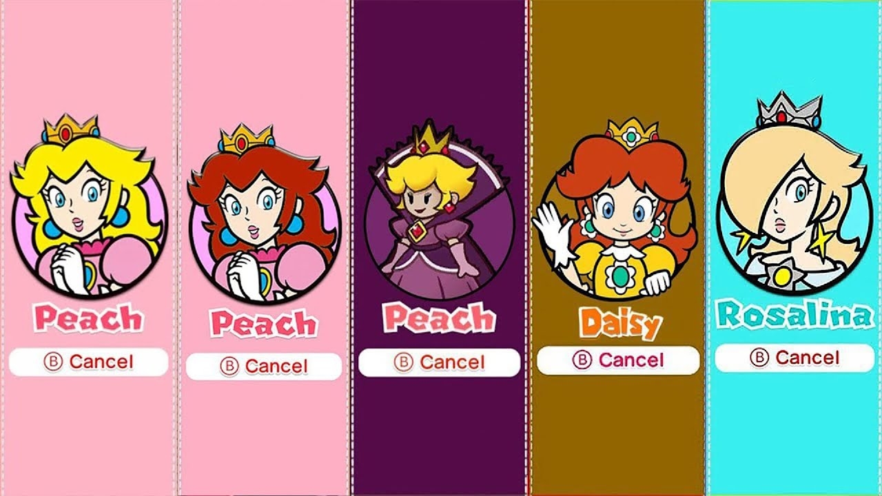 Super Mario 3D World All New Female Characters YouTube