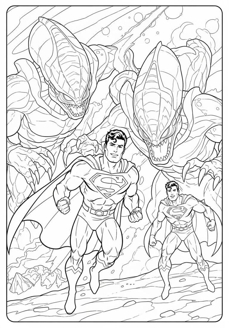 superman drawings to color superman drawings to color