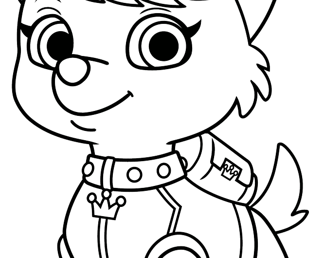 Paw Patrol Coloring Page