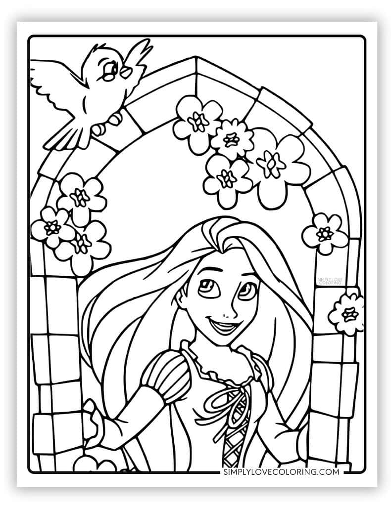 Tangled Coloring Pages Free PDF Printables Simply Love Coloring Tangled Coloring Pages Free PDF Printables Simply Love Coloring
