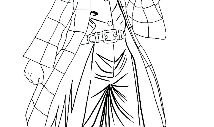 Demon Slayer Coloring Page