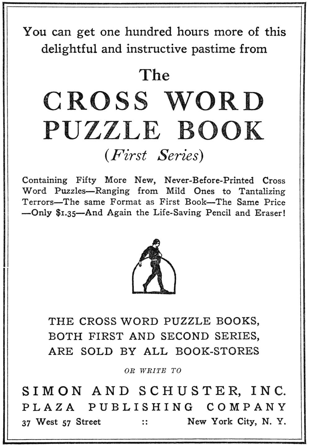 The Cross Word Puzzle Book Second Series The Cross Word Puzzle Book Second Series
