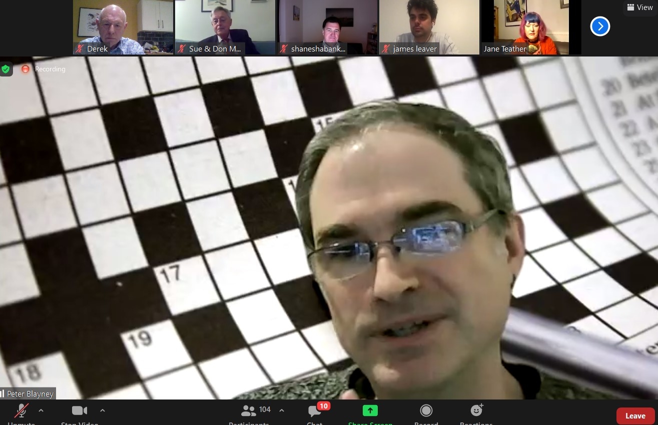 The Crossword Centre Listener Crossword Dinner