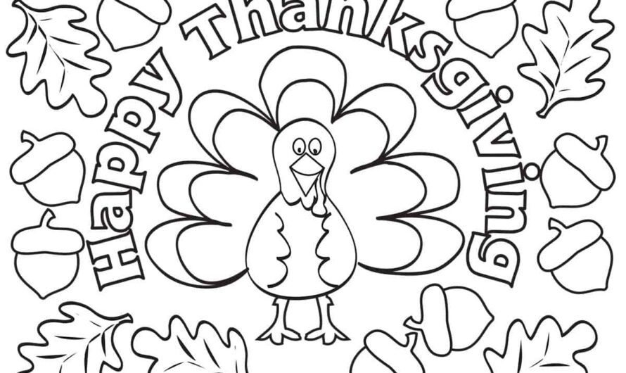 Free Printable Thanksgiving Coloring Pages
