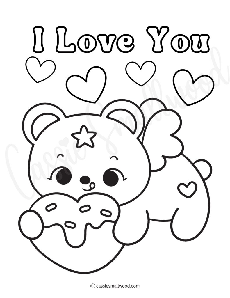 THE CUTEST I Love You Coloring Pages Cassie Smallwood THE CUTEST I Love You Coloring Pages Cassie Smallwood