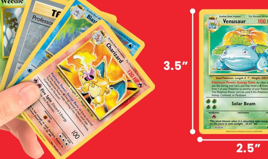 What Is The Size Of A Pokemon Card