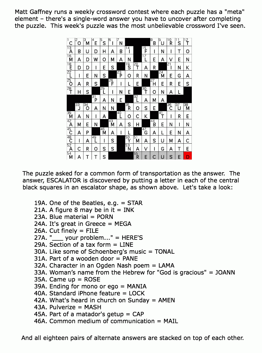 The Greatest Crossword Puzzle Ever Made Language Trainers USA Blog The Greatest Crossword Puzzle Ever Made Language Trainers USA Blog