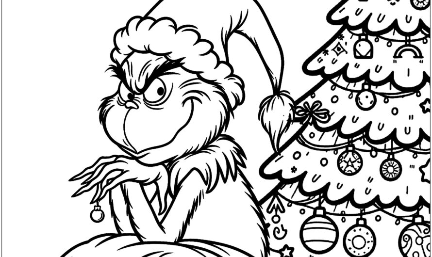 The Grinch Coloring Pages