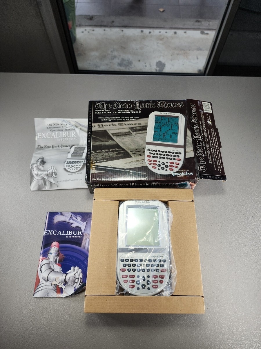 The New York Times By Excalibur Electronic Crossword Puzzle NY10 New Open Box EBay The New York Times By Excalibur Electronic Crossword Puzzle NY10 New Open Box EBay