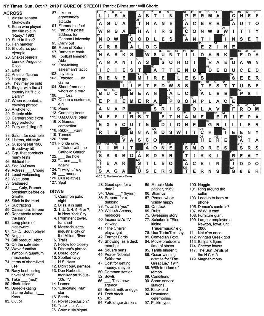 figures of speech crossword puzzle clue figures of speech crossword puzzle clue