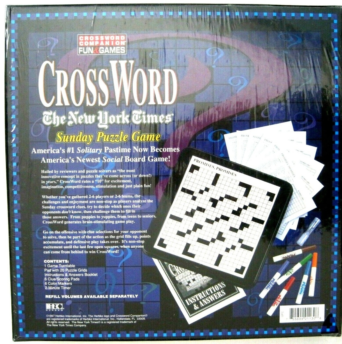 The New York Times Crossword Sunday Puzzle Game New Sealed EBay The New York Times Crossword Sunday Puzzle Game New Sealed EBay