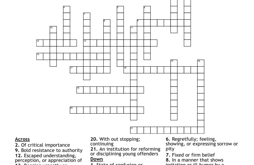 Regretfully Crossword Clue