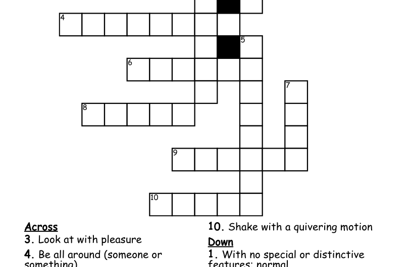 Crossword Clue Concerning