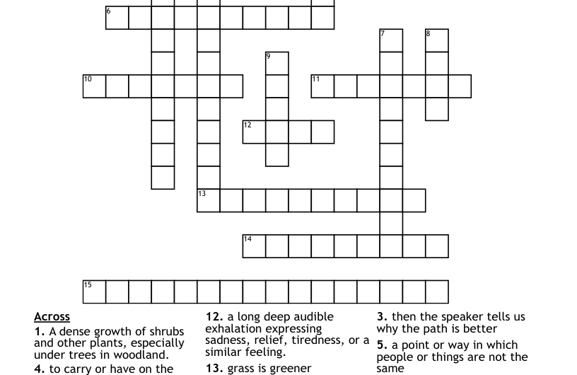 Frost Crossword Clue
