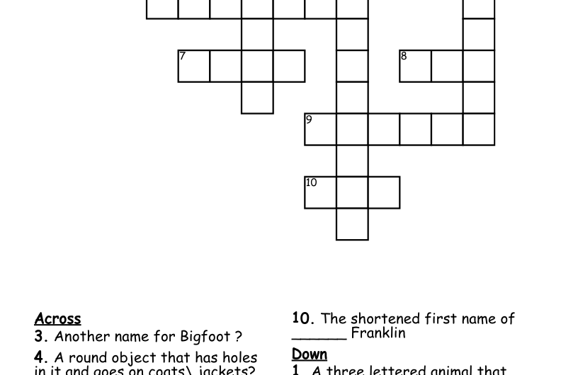 Sasquatch Trait Crossword Clue