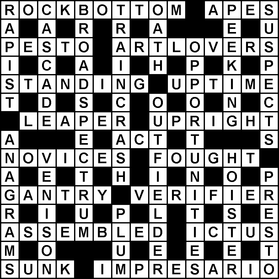 The Stickler Weekly 184 Solution Australian Crosswords