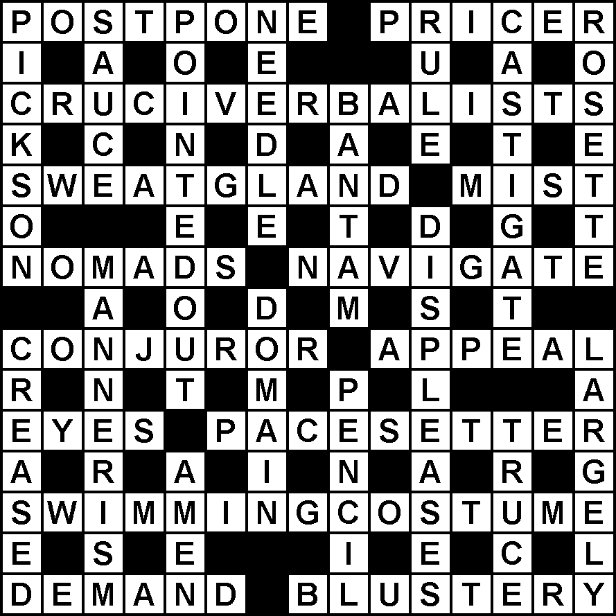 The Stickler Weekly 19 Solution Australian Crosswords The Stickler Weekly 19 Solution Australian Crosswords