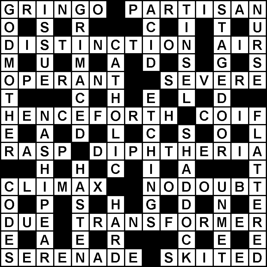 severe crossword clue