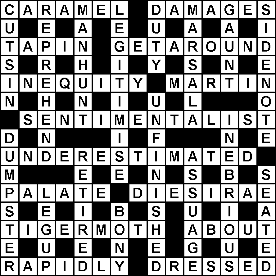 The Stickler Weekly 42 Solution Australian Crosswords