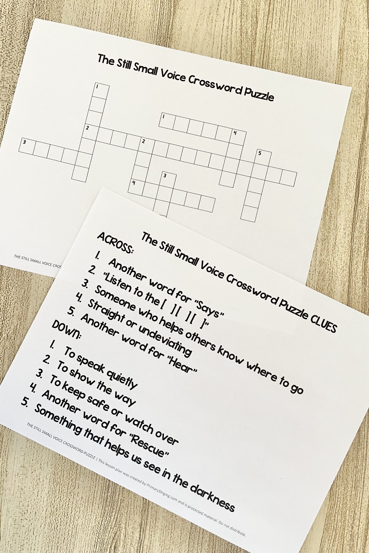 song of praise crossword clue