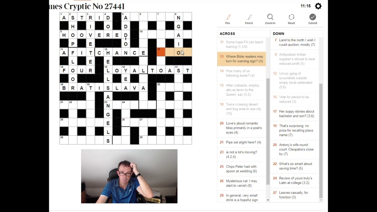 The Times Crossword Masterclass YouTube The Times Crossword Masterclass YouTube
