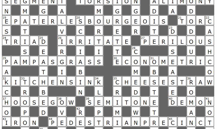 Hoosegow Crossword Clue