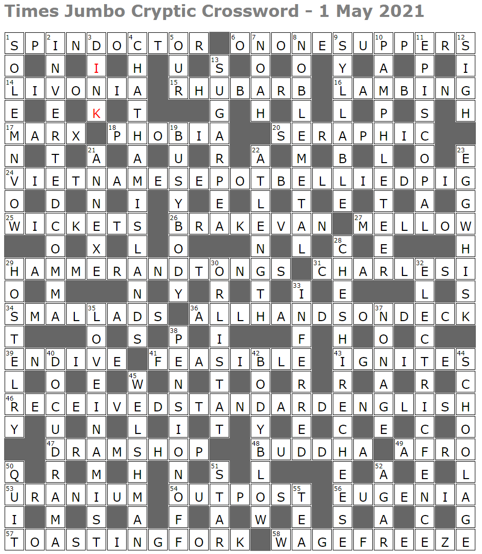 Times Jumbo Cryptic Crossword 1495 Lucian Poll s Web Ramblings