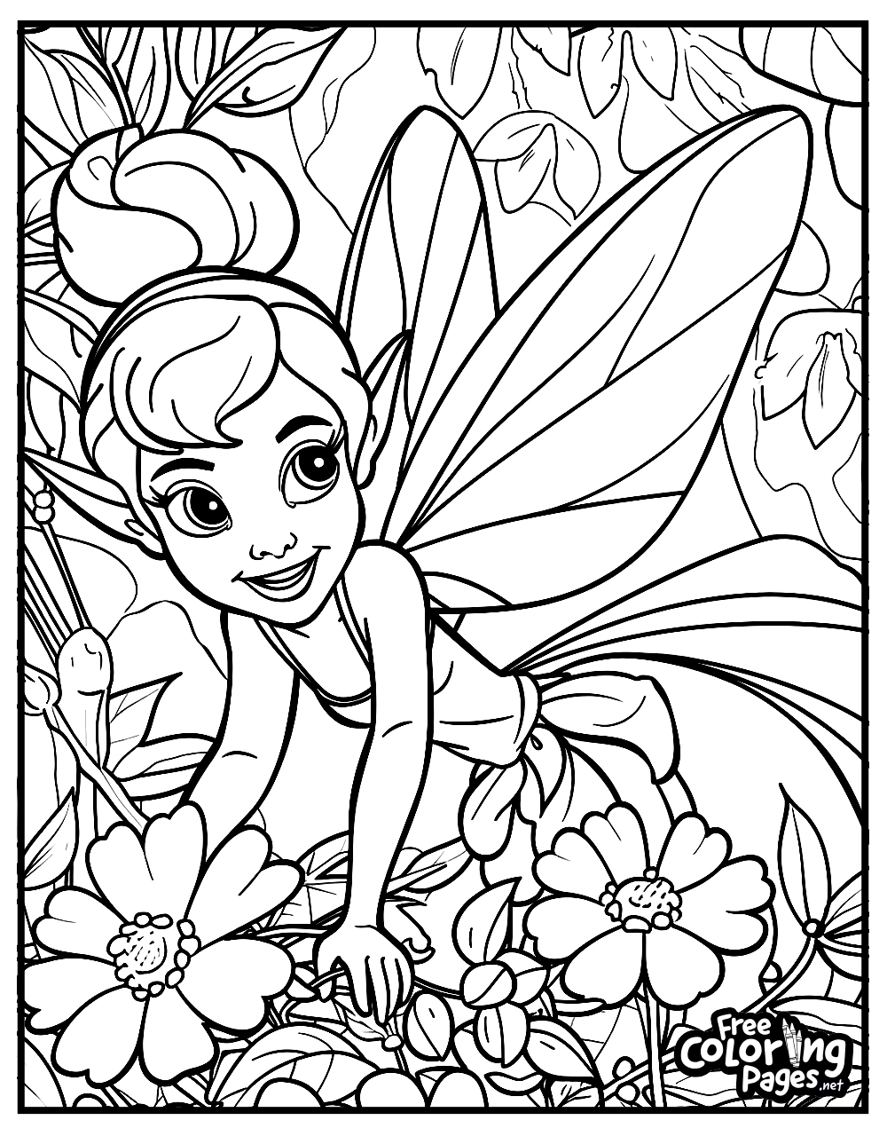 colouring pages of tinkerbell colouring pages of tinkerbell