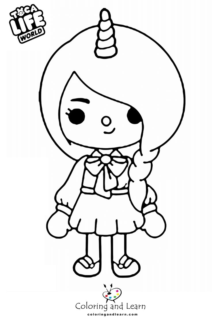 toca boca coloring pages toca boca coloring pages