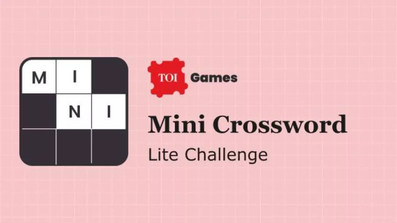 Today s TOI Mini Crossword Clues For 24 March 2025 The Times Of India Today s TOI Mini Crossword Clues For 24 March 2025 The Times Of India