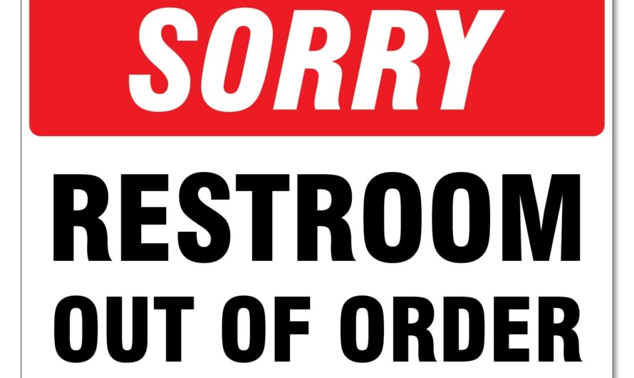 Out Of Order Sign
