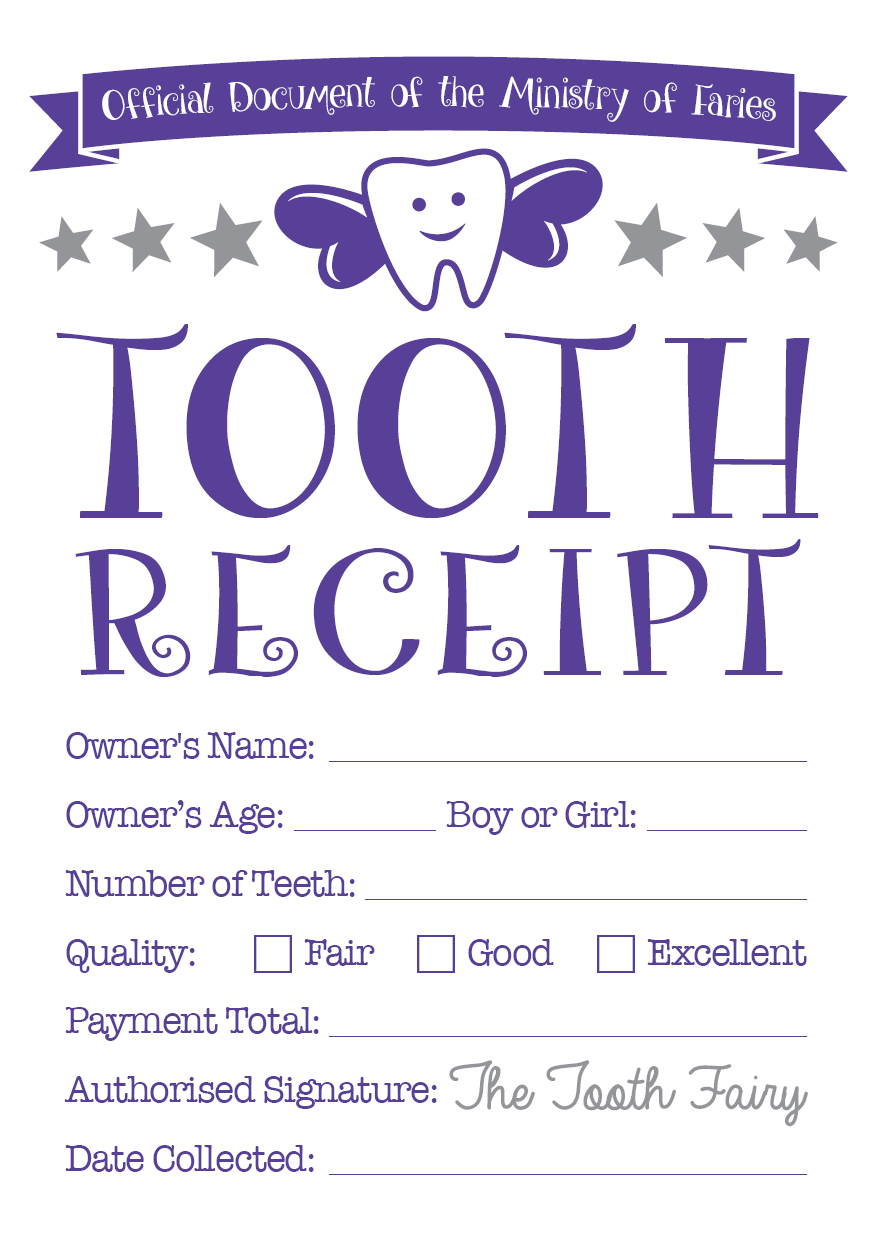 tooth fairy letter template tooth fairy letter template
