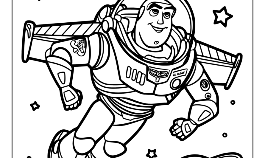 Toy Story Buzz Coloring Pages