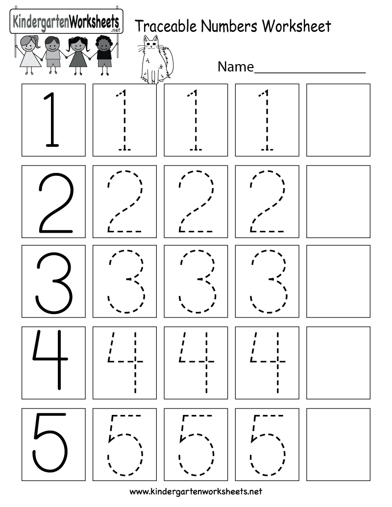 Traceable Numbers Worksheet Traceable Numbers Worksheet