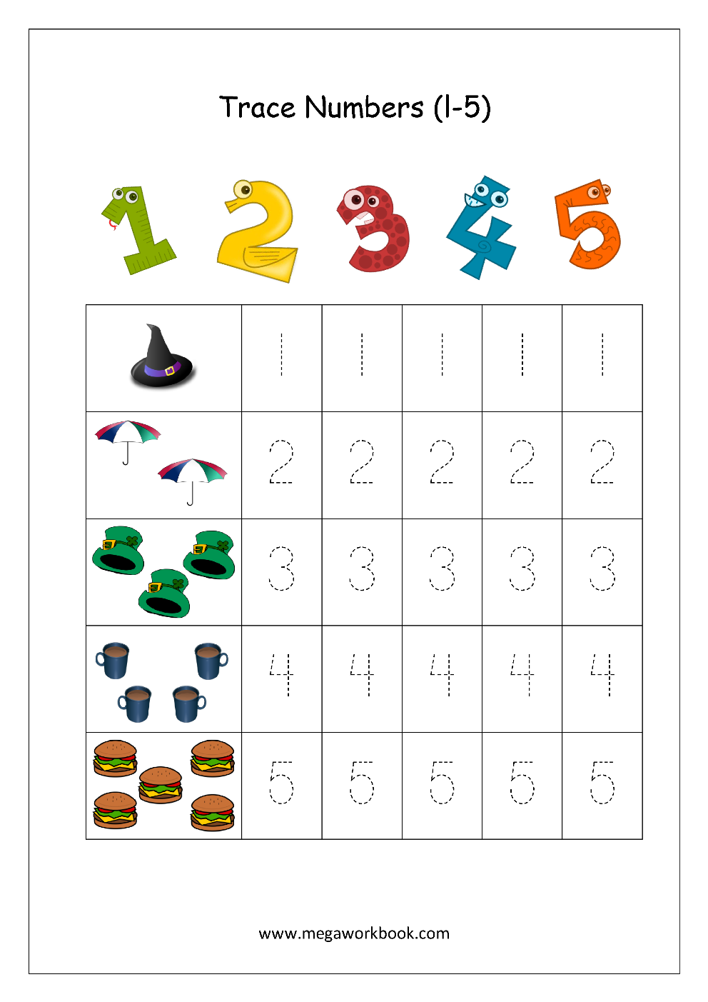 number tracing sheets for preschool number tracing sheets for preschool