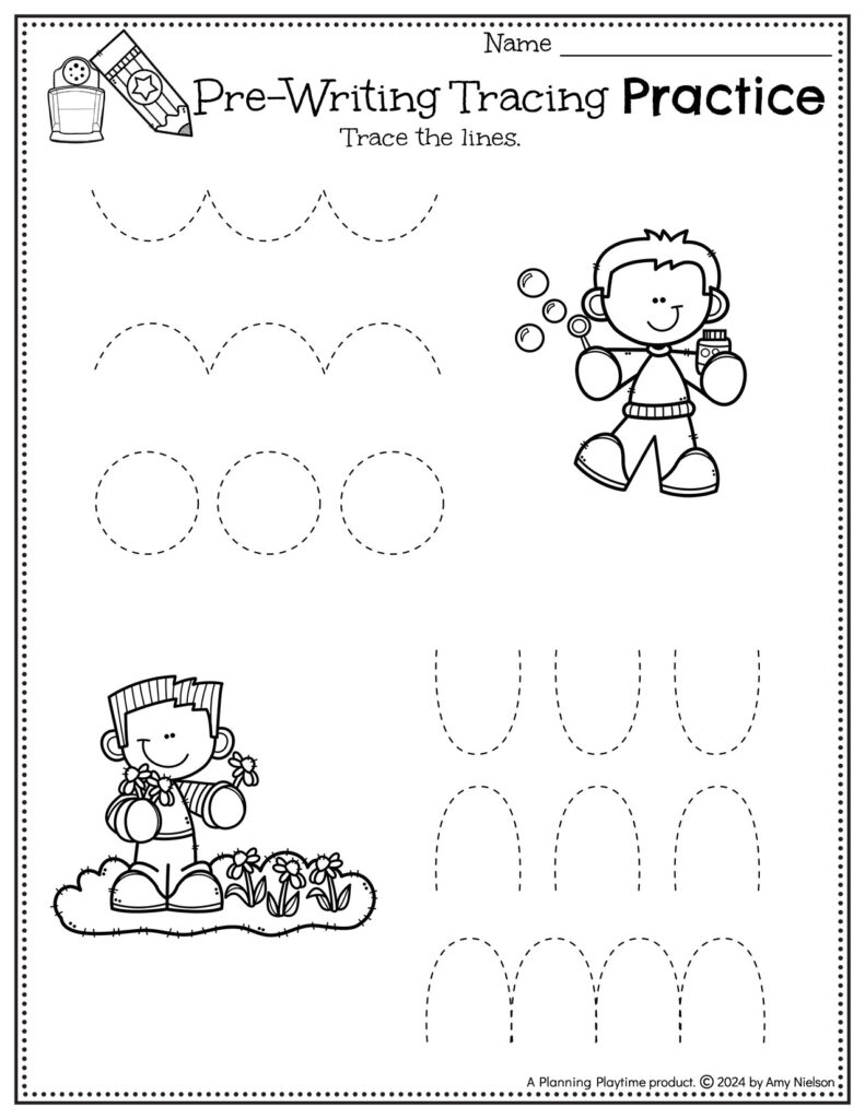 Tracing Worksheets And Activities For Preschool Planning Playtime Tracing Worksheets And Activities For Preschool Planning Playtime