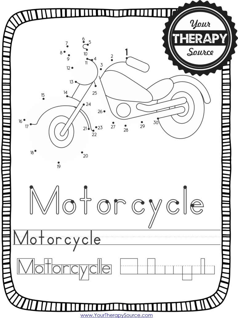 Transportation Dot To Dot Free PDF Your Therapy Source Transportation Dot To Dot Free PDF Your Therapy Source