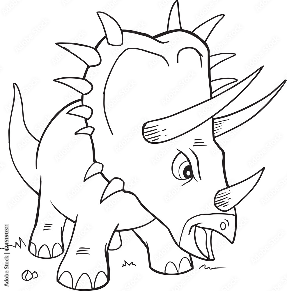 dinosaur coloring pages triceratops dinosaur coloring pages triceratops