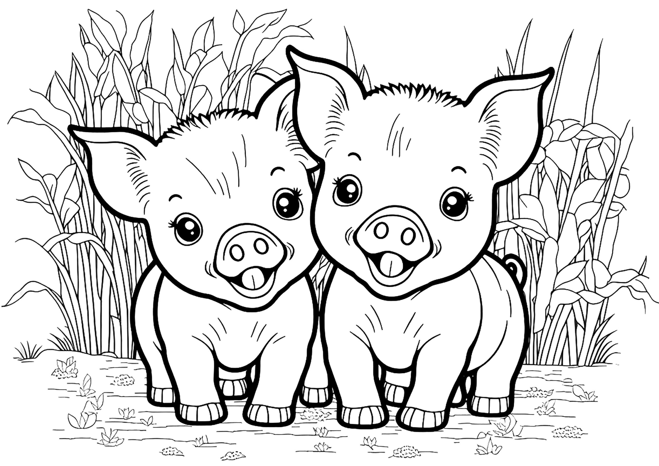 coloring sheets of pigs coloring sheets of pigs