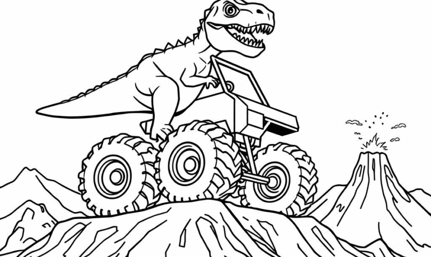 Tyrannosaurus Rex Coloring Page