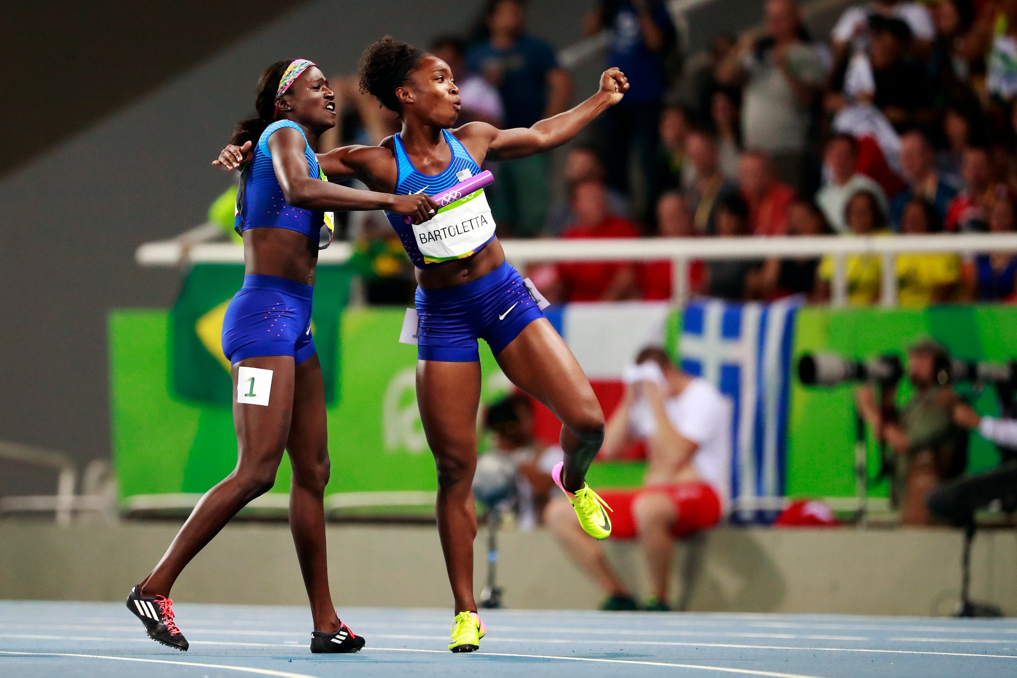 U S Women Go From Gaffe To Gold In 4x100 Relay The New York Times U S Women Go From Gaffe To Gold In 4x100 Relay The New York Times