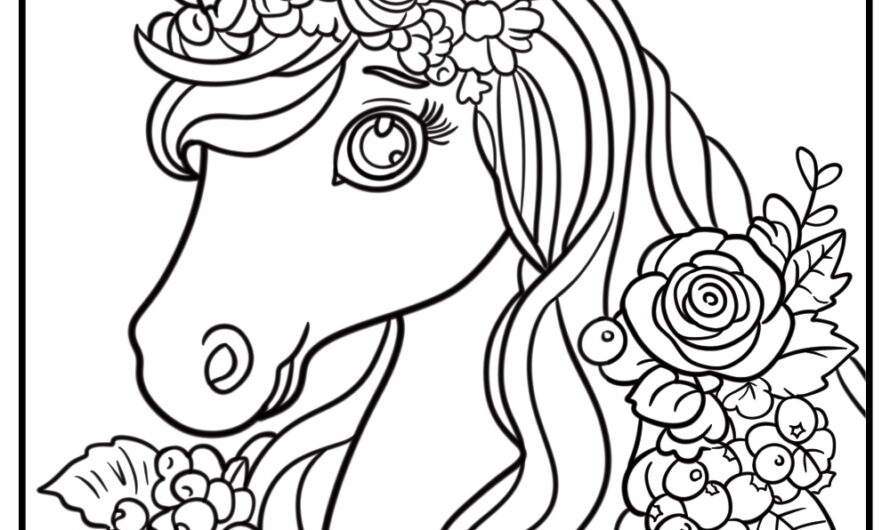 Free Unicorn Printable Coloring Pages